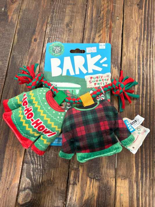 Bark Christmutts sweaters dog toy size xs-m