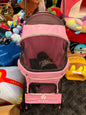 Pink folding umbrella Pet Stroller