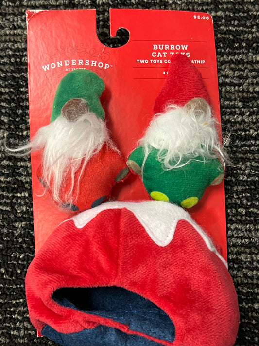 Wondershop Burrow Cat Toys with catnip gnomes
