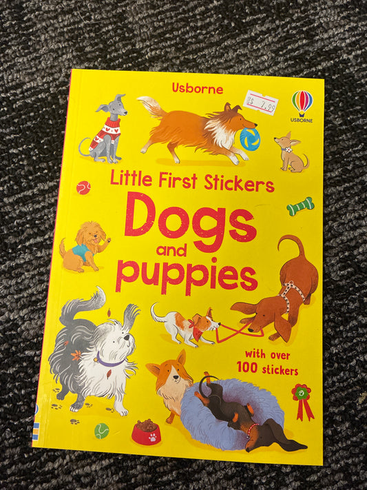 Little first stickers, dogs and puppies by Usborne