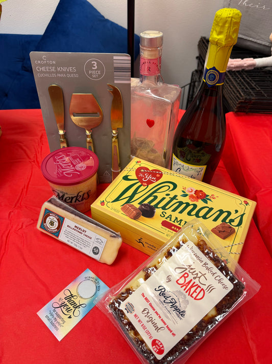 Prosecco and Cheese, please! Basket $10/line Veteran’s Essentials 10 Line Raffle Auction Fundraiser