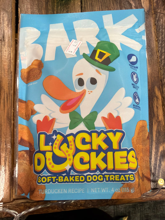 Bark Lucky Duckies soft-baked dog treats turducken recipe
