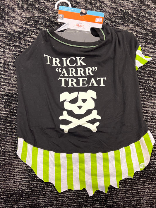 Dog costume t-shirt Pirate Trick Arrr Treat size Large