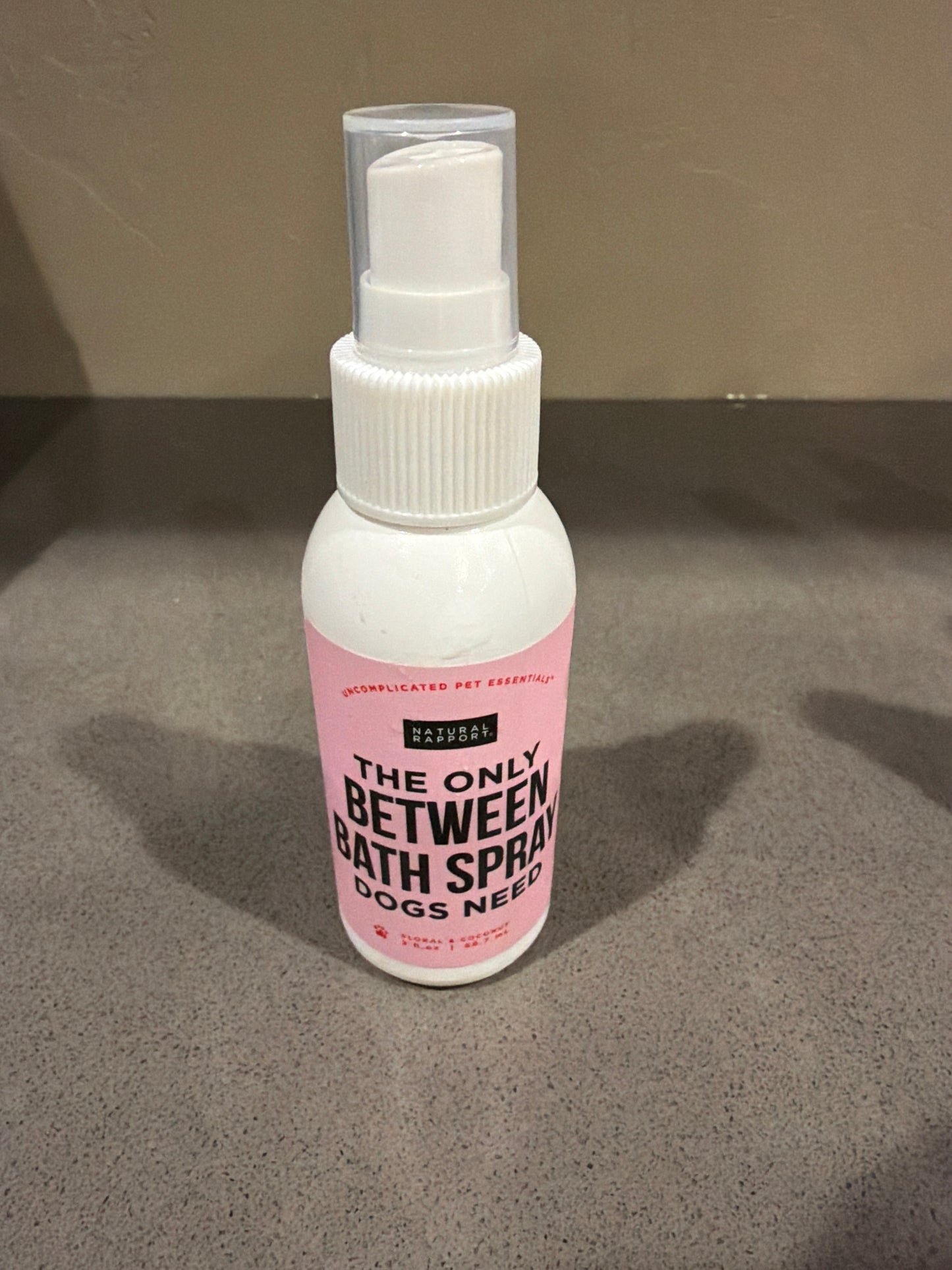 The only between bath spray dogs need 3fl oz Floral and Coconut