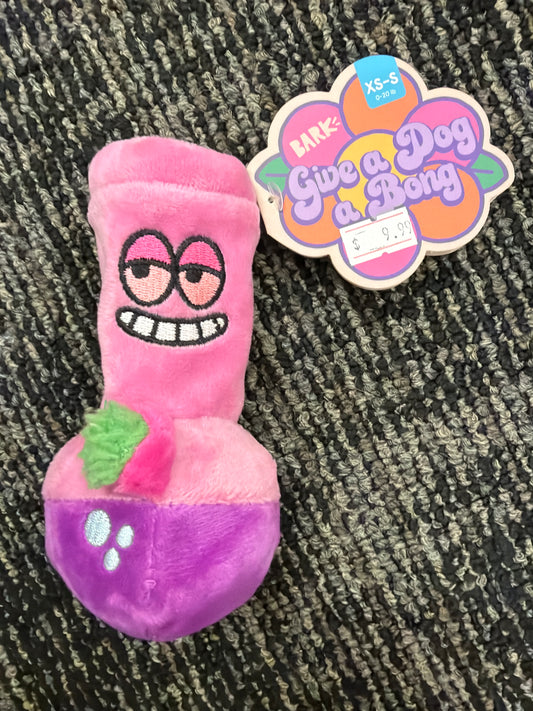 Bark 420 Give a dog a bong dog toy size xs-small
