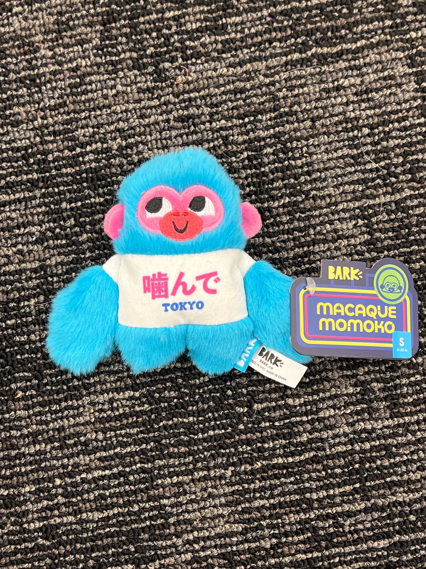 Bark Macaque Momoko dog toy small