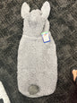 Pet Costume fluffy plush grey bunny hoodie size Large