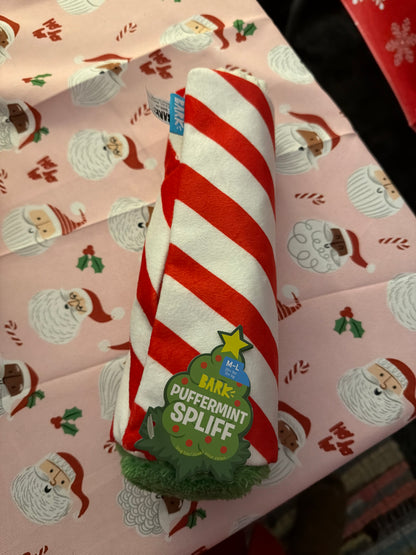 Bark 420 Puffermint Spliff joint dog toy size m/l