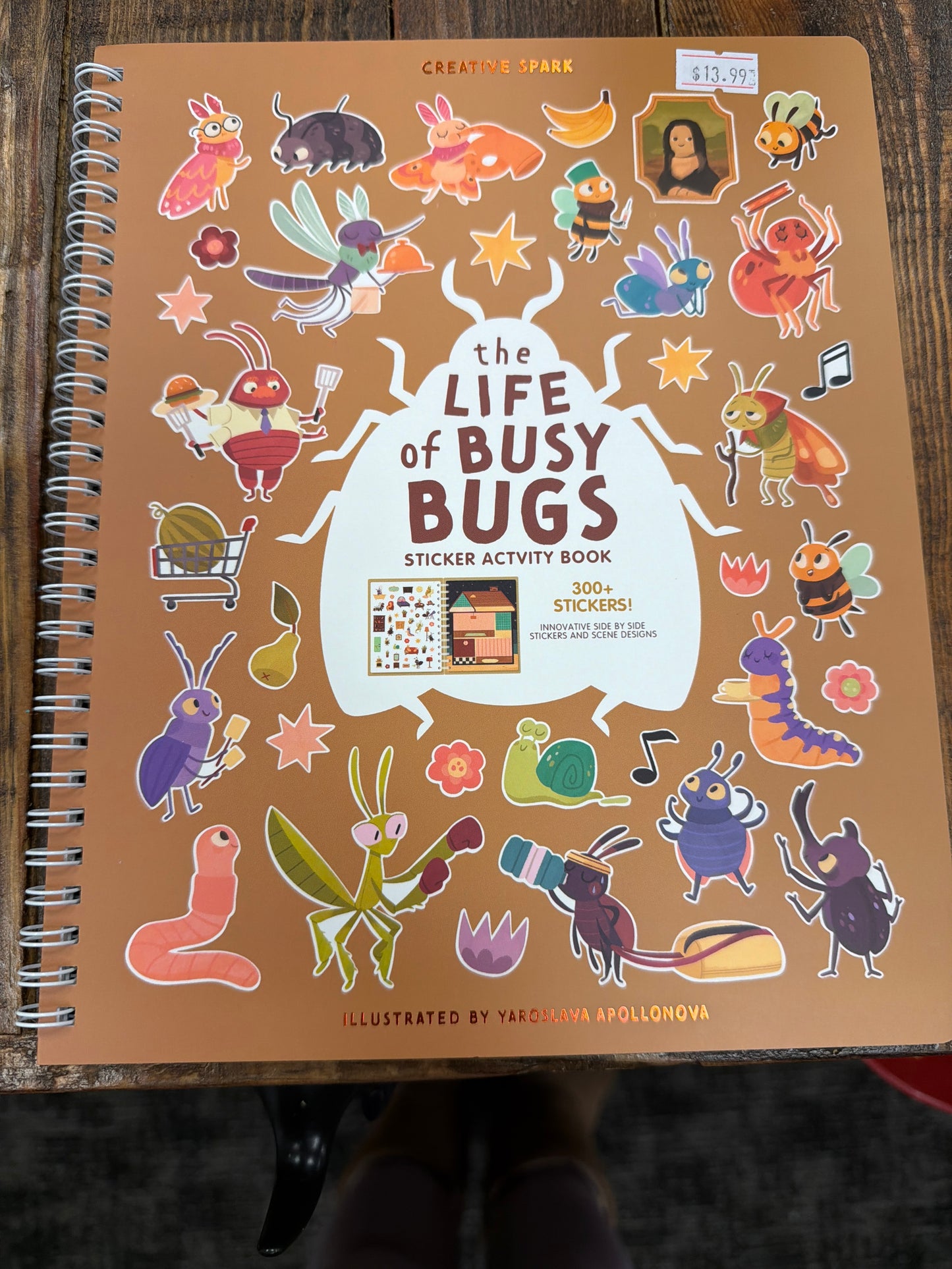 The Life of Busy Bugs sticker activity book