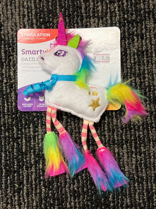 Smarty Kat unicorn catnip cat toy