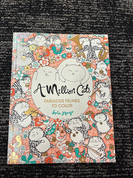 A million cats by Lulu mayo coloring book