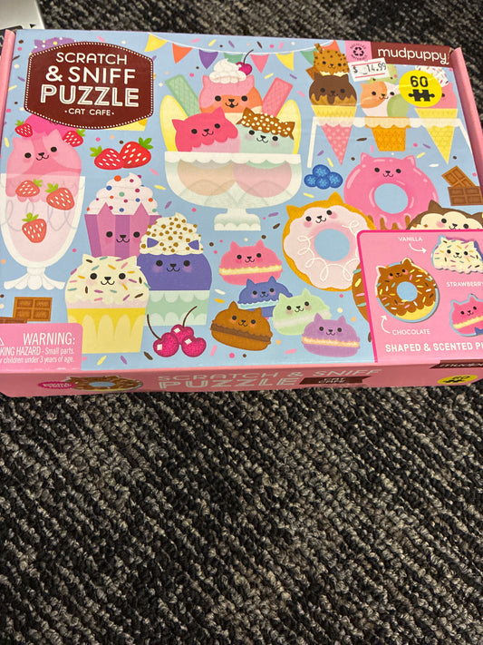 Scratch and sniff puzzle