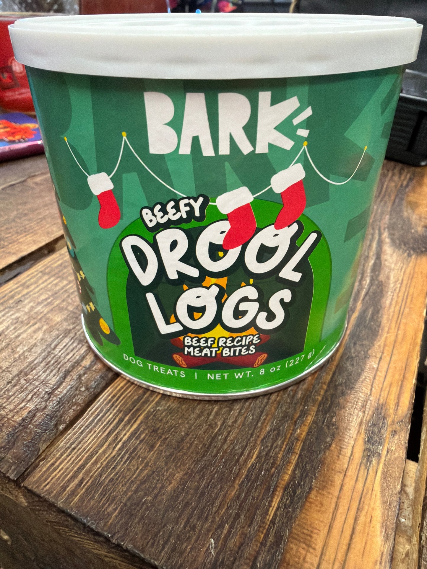 Bark Beefy Drool Logs meat bites dog treats