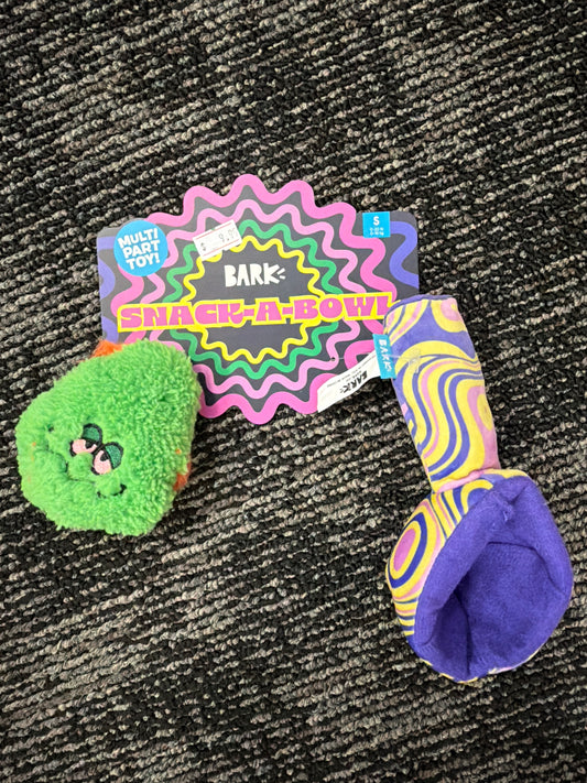 Bark 420 Snack a Bowl dog toy size small