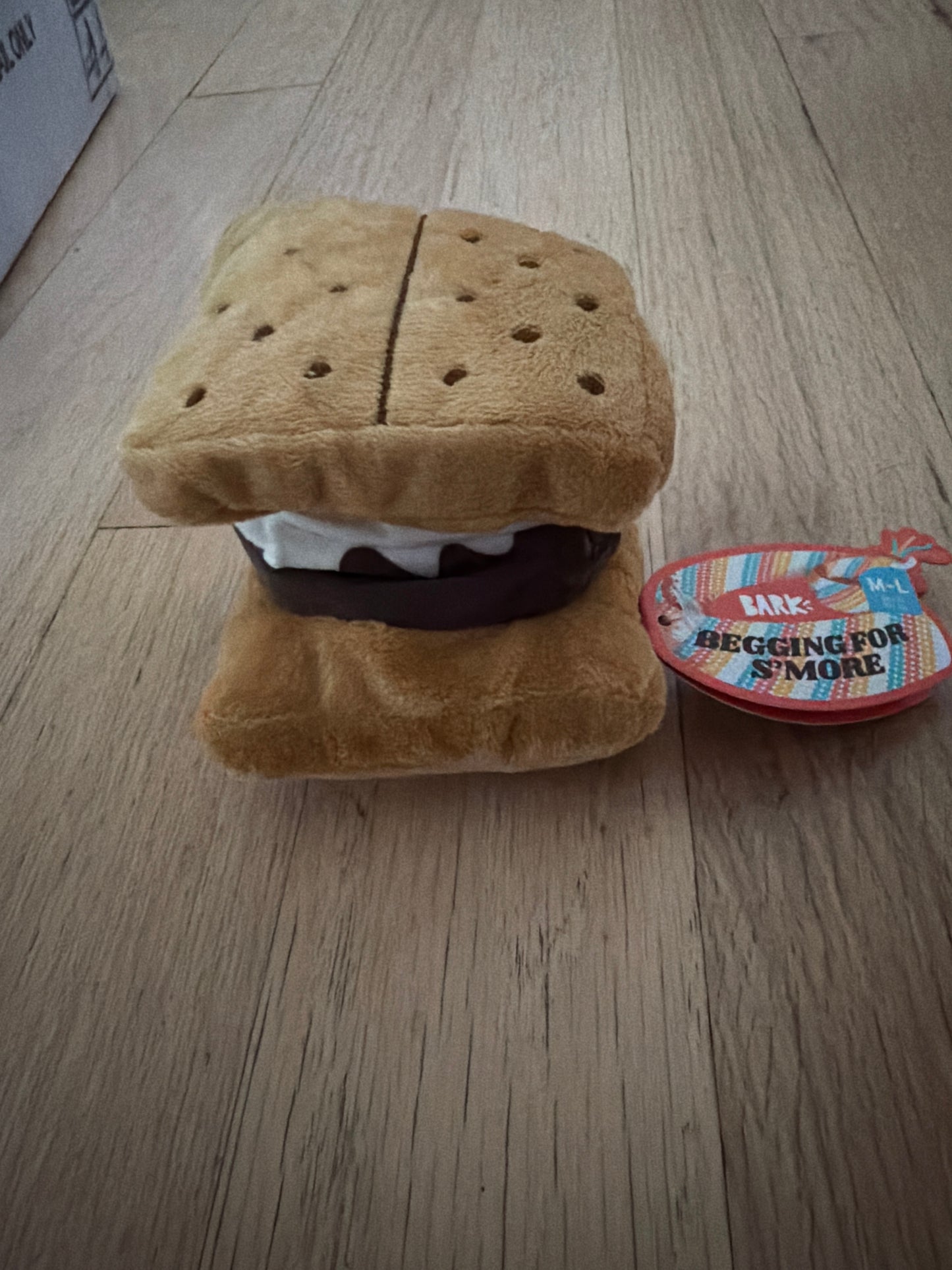 Bark Begging for S’more dog toy size m/l