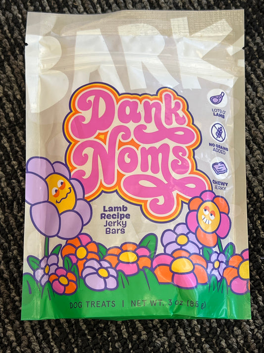 Bark Dank Noms Lamb Recipe Jerky Bars dog treats