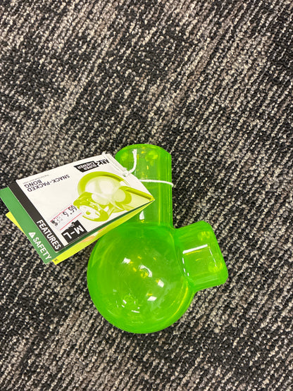 Bark 420 Super Chewer Snack Packed Bong dog toy size small
