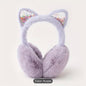 Purple pastel sparkle stars Cat Ear Muffs Teens adults