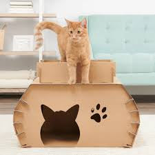 Carlson Cat Camper Cardboard Scratcher Model 1000dS