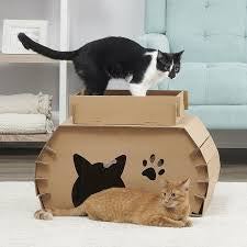 Carlson Cat Camper Cardboard Scratcher Model 1000dS