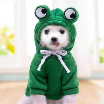 Warm Dog Winter Clothes Cute Fruit Dog Coat Hoodies Fleece Pet Dogs Costume Jack